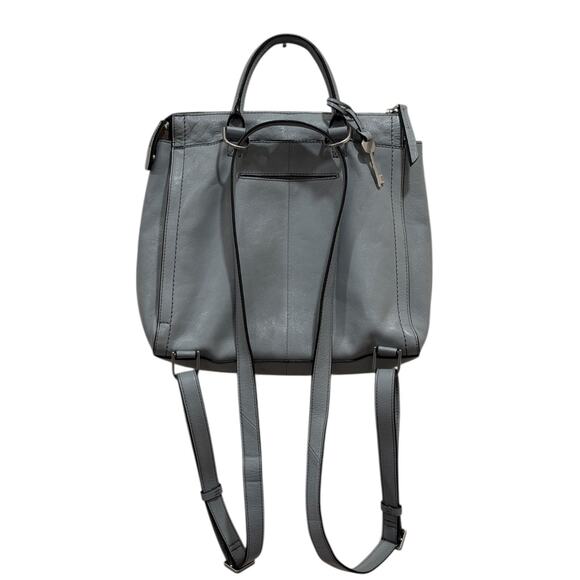Fossil Parker Convertible Small Backpack In Light Blue main image 6